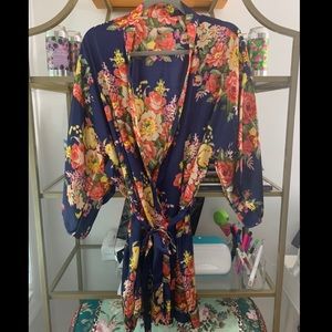 Floral robe